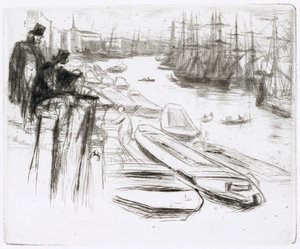 Mały Basen, nr 1 (akwaforta) autorstwa James Abbott McNeill Whistler