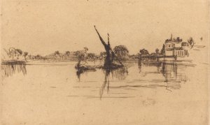 Mały Putney, nr II, 1879. autorstwa James Abbott McNeill Whistler