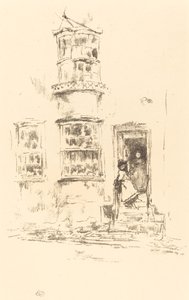Małe Schodki, Lyme Regis, 18951896. autorstwa James Abbott McNeill Whistler