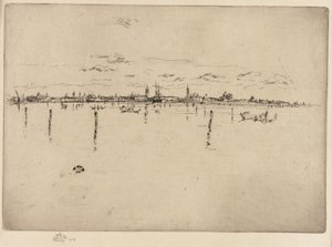 Mała Wenecja, 1879-1880. autorstwa James Abbott McNeill Whistler