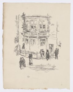 Okno kierownika, Gaiety Theatre autorstwa James Abbott McNeill Whistler