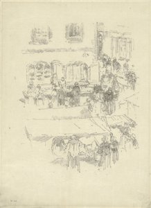 Rynek, Vitré autorstwa James Abbott McNeill Whistler