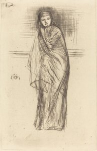 Model odpoczywający, 1870. autorstwa James Abbott McNeill Whistler