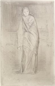 Model odpoczywający, 1870 autorstwa James Abbott McNeill Whistler