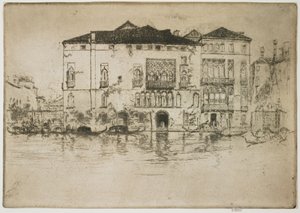 Pałace z pierwszego cyklu weneckiego autorstwa James Abbott McNeill Whistler