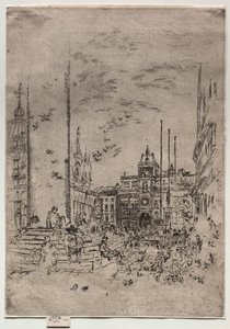 Piazzetta, 1880. autorstwa James Abbott McNeill Whistler