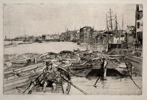 Basen, 1859. autorstwa James Abbott McNeill Whistler