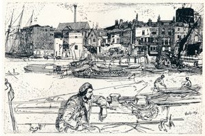 Pula Londynu, 1859, 1904 autorstwa James Abbott McNeill Whistler
