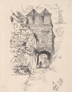 Dom Księży, Rouen, 1894. autorstwa James Abbott McNeill Whistler