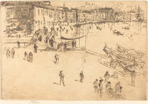 Riva, nr II, 1880. autorstwa James Abbott McNeill Whistler