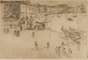 Riva, nr 2, 1879-1880. autorstwa James Abbott McNeill Whistler