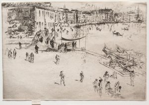 Riva, nr 2, 1886. autorstwa James Abbott McNeill Whistler