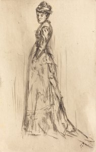 Jedwabna suknia, ok. 1930 r. 1873. autorstwa James Abbott McNeill Whistler