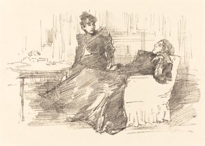 Siostry, 18941895. autorstwa James Abbott McNeill Whistler
