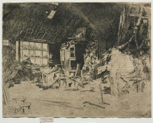 Kuźnia. autorstwa James Abbott McNeill Whistler