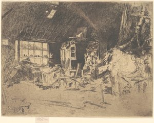 Kuźnia, 1880. autorstwa James Abbott McNeill Whistler