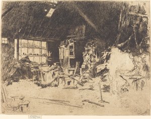 Kuźnia, ok. 1880. autorstwa James Abbott McNeill Whistler