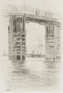 Most Wysoki, 1878 (litotinta na papierze) autorstwa James Abbott McNeill Whistler
