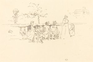 Taras, Luksemburg, 1894. autorstwa James Abbott McNeill Whistler
