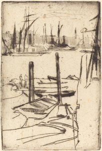 Mały Basen, 18761878. autorstwa James Abbott McNeill Whistler