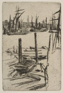 Mały Basen, [1879]. autorstwa James Abbott McNeill Whistler