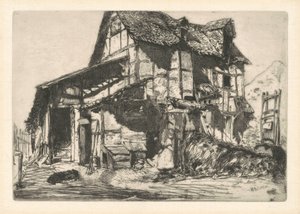 Niebezpieczna Kamienica, 1858. autorstwa James Abbott McNeill Whistler