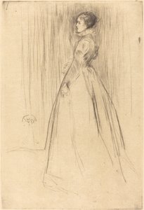 Aksamitna sukienka, 1873. autorstwa James Abbott McNeill Whistler