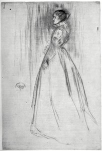 Aksamitna sukienka, 1873 1904. autorstwa James Abbott McNeill Whistler