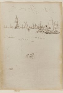 Łódź dla gości, 1887. autorstwa James Abbott McNeill Whistler