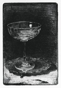 Kieliszek do wina autorstwa James Abbott McNeill Whistler