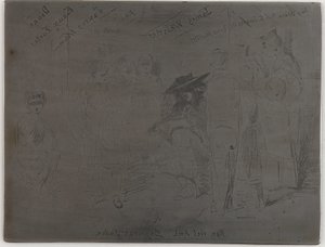 Tytuł do zestawu francuskiego, 1858. autorstwa James Abbott McNeill Whistler