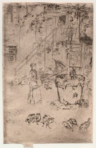 Indyki. autorstwa James Abbott McNeill Whistler