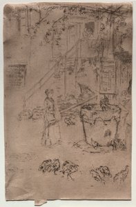 Indyki, 1886. autorstwa James Abbott McNeill Whistler
