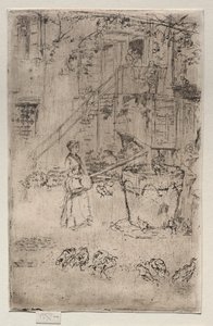 Indyki, 1886. autorstwa James Abbott McNeill Whistler