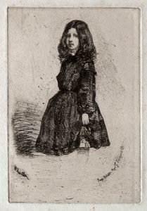 Dwanaście akwafort z natury: Annie, 1858. autorstwa James Abbott McNeill Whistler