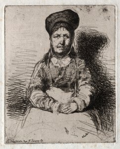 Dwanaście akwafort z natury: La Rétameuse, 1858. autorstwa James Abbott McNeill Whistler
