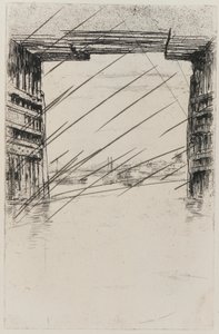 Pod starym mostem Battersea, 1879. autorstwa James Abbott McNeill Whistler