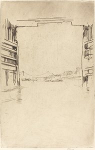 Pod starym mostem Battersea, 1879. autorstwa James Abbott McNeill Whistler