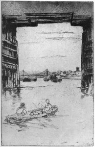 Pod Starym Mostem Battersea, 1879 1904. autorstwa James Abbott McNeill Whistler