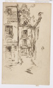 Pod katedrą, Blois autorstwa James Abbott McNeill Whistler