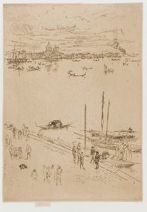 Pionowa Wenecja, 1879-1880. autorstwa James Abbott McNeill Whistler