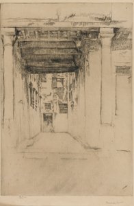 Dwór wenecki, 1879-1880. autorstwa James Abbott McNeill Whistler