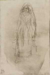 Wenecki przewoźnik wody, 1879-1880. autorstwa James Abbott McNeill Whistler