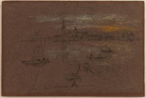 Wenecja, 1880. autorstwa James Abbott McNeill Whistler