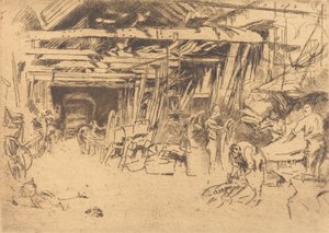 Kołodziej, 18791880. autorstwa James Abbott McNeill Whistler