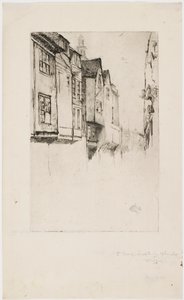 Great Street, Londyn, 1877. autorstwa James Abbott McNeill Whistler