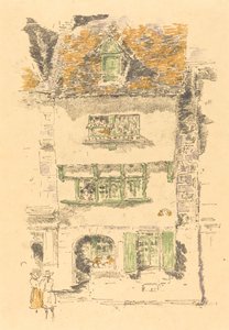 Żółty Dom, Lannion, 1893. autorstwa James Abbott McNeill Whistler