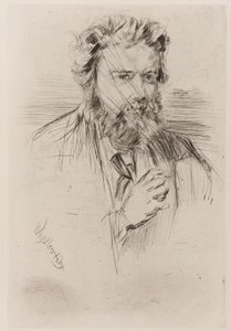 Z. Astruc, Redaktor „Artysty”, 1859. autorstwa James Abbott McNeill Whistler