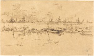 Zaandam, 1889. autorstwa James Abbott McNeill Whistler