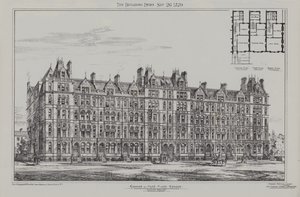 Cadogan Terrace, Cadogan and Hans Place Estate, Chelsea, 1879 autorstwa James Akerman
